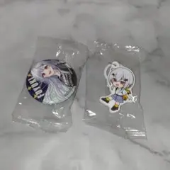 にじさんじ くら寿司 葉加瀬冬雪 ビッくらポン 缶バッジ チャーム 2点セット