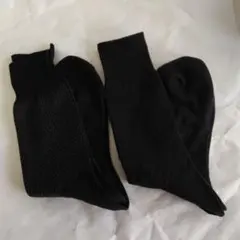 黒いヘリンボーンとダイヤモンドソックス