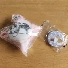mofusand KURA SUSHI コラボ キーホルダー 缶バッジ