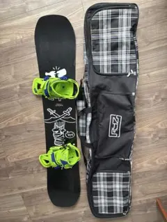 Burtonスノーボードセット(DISASTER 153➕ビンディング➕ケース)