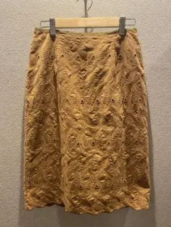 ユナイテッドアローズ　マスタードタイトスカート