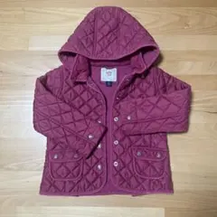 babygap✨キルティング ワインレッドコート 100%ポリエステル 110㎝