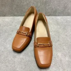 【美品】ORiental TRaffic ローファー パンプス キャメル 36