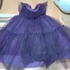 週末処分☆　SHEIN　キッズ　ノースリーブ　ワンピース　パープル　サイズ5Y
