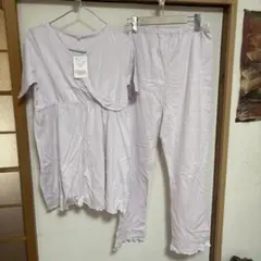 新品。授乳口付き マタニティ パジャマ 綿100% M-L
