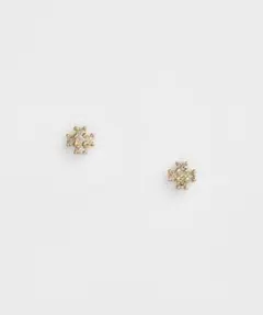 アガット　K10ダイヤモンドピアス