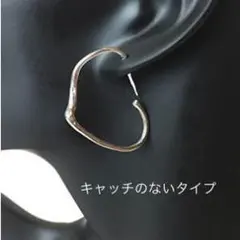 トレンド s925オープンハート フープ ピアス クリスマス プレゼント