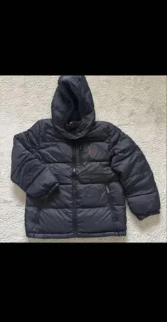 【ラルフローレン】ブラックダウンジャケット キッズ用