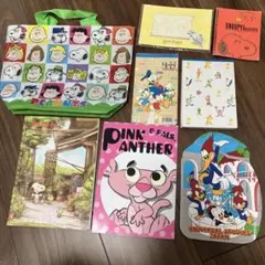 ユニバーサル　ディズニー　ノートセット スヌーピー ピンクパンサー　メモ帳