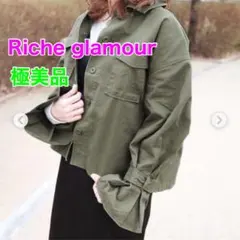 超希少 リシェグラマー キャンディースリーブ ミリタリージャケット カーキ M