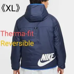 残少 XL ナイキ NSW 厚手ナイロン 秋冬 モッズ コート 2.4万円 紺 