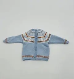 MSD MDD BJD服 ドール服1/4 カーディガンニットアウター　ブルー　1