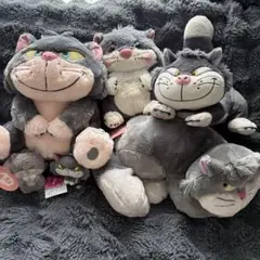 ディズニーストア 夏祭りくじ シンデレラ ルシファー ガス ぬいぐるみ
