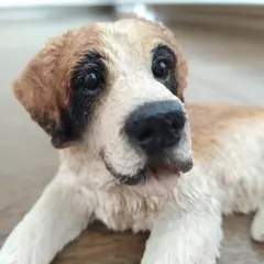 箱無しスワロフスキー　セントバーナード　5213704 スワロフスキー □セントバーナード 犬 置物 5213704 子犬 - メルカリ