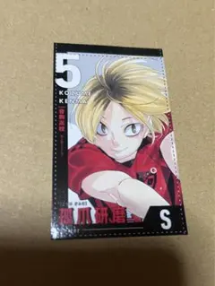 最強ジャンプ 4月号 付録 ハイキュー 選手名鑑カード 孤爪