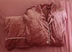 GU♡ベロアパジャマセット♡ルームウェア♡ピンク♡ジーユー