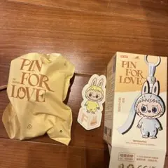【F】THE MONSTER PIN FOR LOVE イニシャル　ラブブ