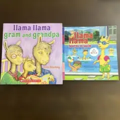 洋書　英語絵本 Llama Llamaコラージュ ジャーナル ジャンクジャーナル