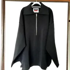 ダブルフェイスハーフジッププライムオーバーニットポロシャツ - メルカリ