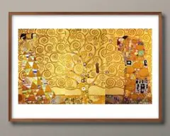 9931■A3アートポスター『クリムト　生命の樹』絵画 イラスト マット