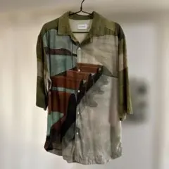 TOPMAN 半袖シャツ ダイナープリント Mのサムネイル