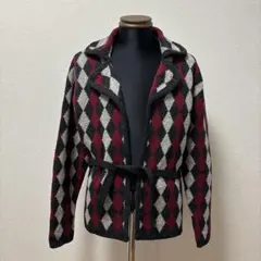 カーディガン アーガイル