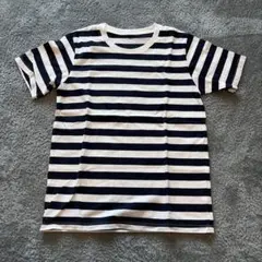 無印良品 ボーダーTシャツ 150 しましま 無印のサムネイル