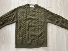 Sonny Label グリーン ケーブルニットセーターのサムネイル