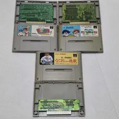くにおくん　３点セット　スーパーファミコンソフト　起動確認　清掃済み