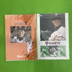 未開封【読売ジャイアンツ】坂本勇人 藤村大介 ＜クリアファイル＞2枚セットのサムネイル
