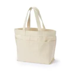 無印良品　帆布　横型　トートバッグのサムネイル