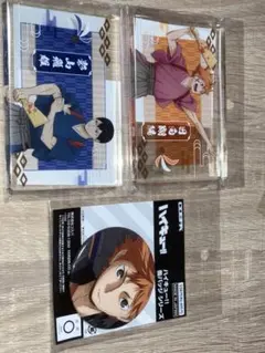 ハイキュー!! アクリルブロック新春の頂と缶バッジセット