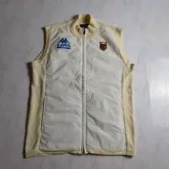 Kappa ゴルフ用 ホワイト ジップアップ ベスト Lサイズ イタリア