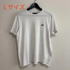 フレッドペリー カットソー L 白 FRED PERRY
