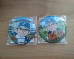ファイターズ 生田目翼投手 缶バッジ 2個セット