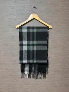 COMME CA MEN チェック柄マフラー