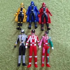 ルパンレンジャー vs パトレンジャー ソフビ 8体セット　タグ付き タグ付き】快盗戦隊ルパンレンジャー 警察戦隊パトレンジャー
