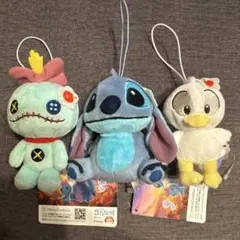 ディズニー スティッチ スクランプ　星空サンセット マスコット