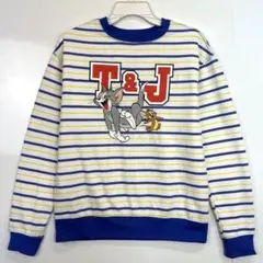 トムとジェリーTom&Jerryスウェットトレーナーボーダーキャラ物ヴィンテージ