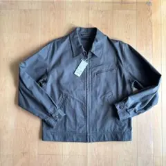 新品 ユニクロ ジップアップブルゾン L チャコール スイングトップ ドリズラー