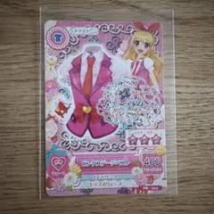 ら*ら様 アイカツカード ピンクステージベスト サイン入り