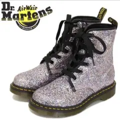 Dr. Martens 6ホール キラキラ FARRAH マルチブルー 箱無しのサムネイル