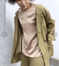 AMERI BACKWARDS LIKE JACKET カーキ