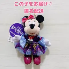 ディズニー ハロウィン イントゥザフレンジー ミニー ぬいぐるみバッジ タグ付き