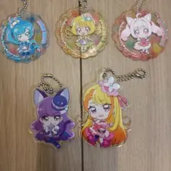 プリキュア アクリルキーホルダー 5個セット