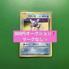 旧裏 カメール マークなし 300円オークション