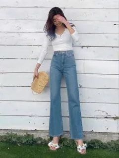 Vicente flare denim　Sサイズ