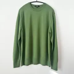 UNIQLO メリノウール100% クルーネックニット　大きいサイズ