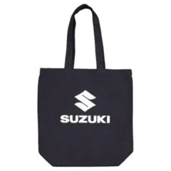 SUZUKI スズキ トートバッグ ネイビー ロゴバッグ ユニセックス