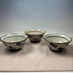 5 沖縄 やちむん マカイ 4個セット デイゴ唐草 茶碗 鉢 陶器 マカイ